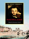 The Cambridge Companion to Baudelaire (eBook)